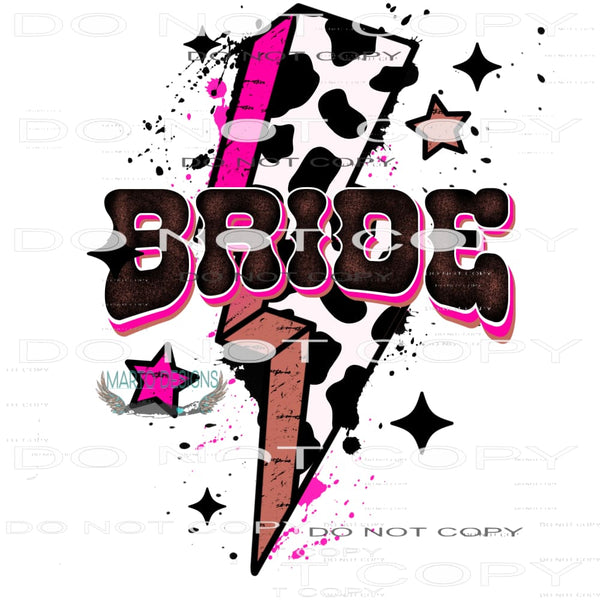 Bride #7294 Sublimation transfers - Heat Transfer Graphic