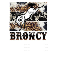 broncy # 88970 Sublimation transfers - Heat Transfer Graphic
