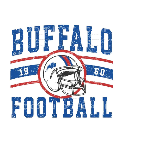 Buffalo Bills Football # 99938 Sublimation transfers - Heat