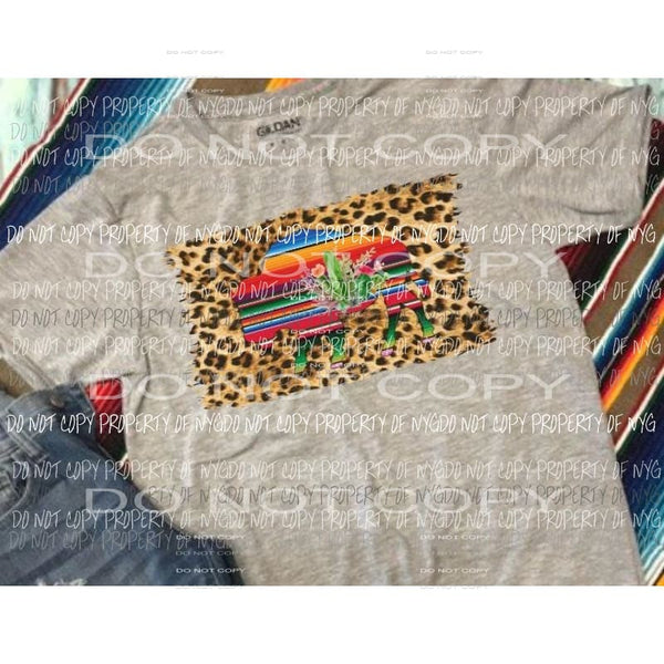 buffalo serape leopard 2 sublimation transfer Heat Transfer
