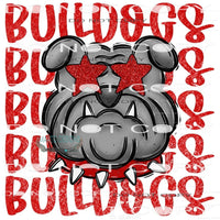 Bulldogs #7231 Sublimation transfers - Heat Transfer Graphic