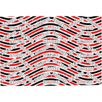Bulldogs background Black and red Sublimation transfers -