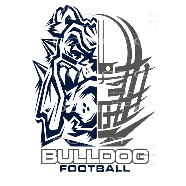 bulldogs football # 88905 Sublimation transfers - Heat
