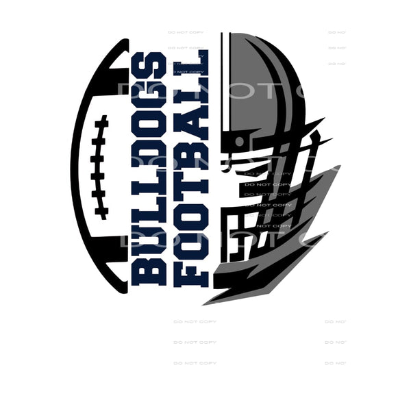 Bulldogs Football # 88908 Sublimation transfers - Heat