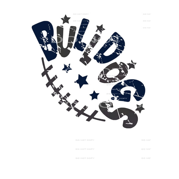 Bulldogs Football # 88909 Sublimation transfers - Heat