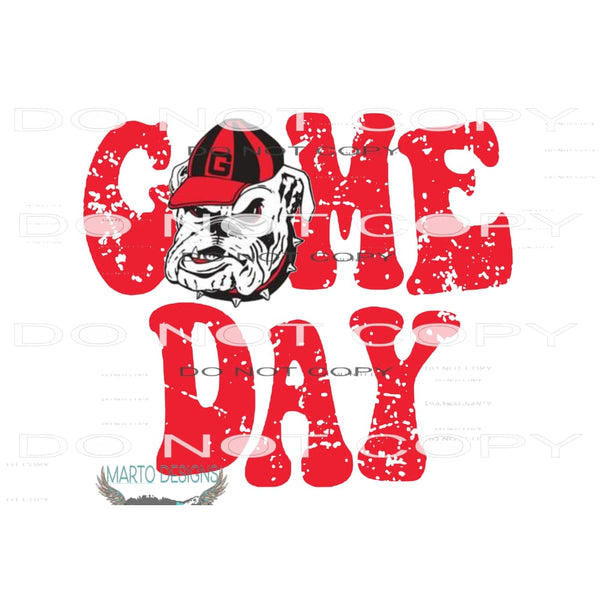 Bulldogs Game Day #10955 Sublimation transfer - Heat