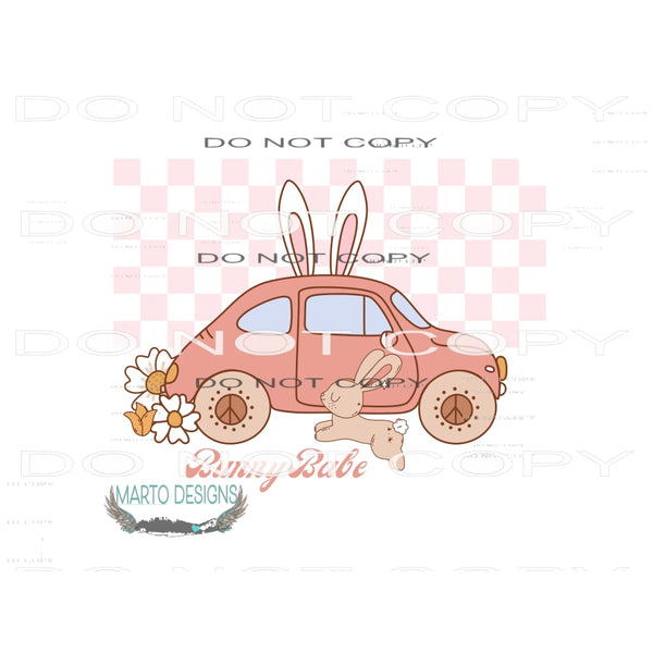 Bunny Babe #10175 Sublimation transfers - Heat Transfer