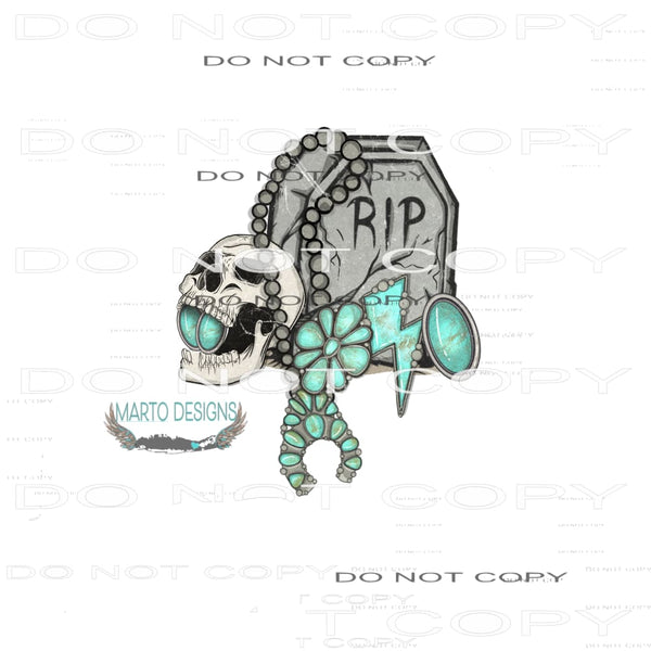 Bury Me #6641 Sublimation transfers - Heat Transfer Graphic