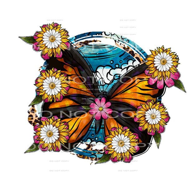 Butterfly # 637 Sublimation transfers - Heat Transfer
