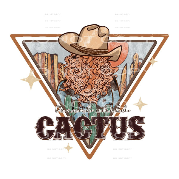 Cactus #5663 Sublimation transfers - Heat Transfer Graphic