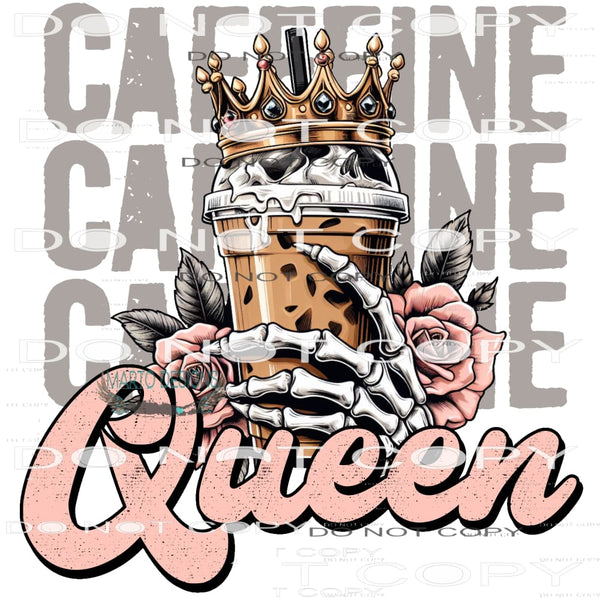 Caffine Queen #8860 Sublimation transfers - Heat Transfer