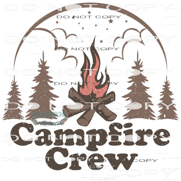 Campfire Crew #11011 Sublimation transfers - Heat Transfer
