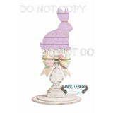 candle stick interchangeable bunnies shiplap # 041 candle