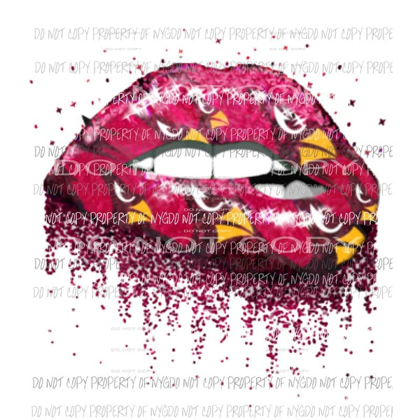 Cardinals Lips Sublimation transfers Heat Transfer