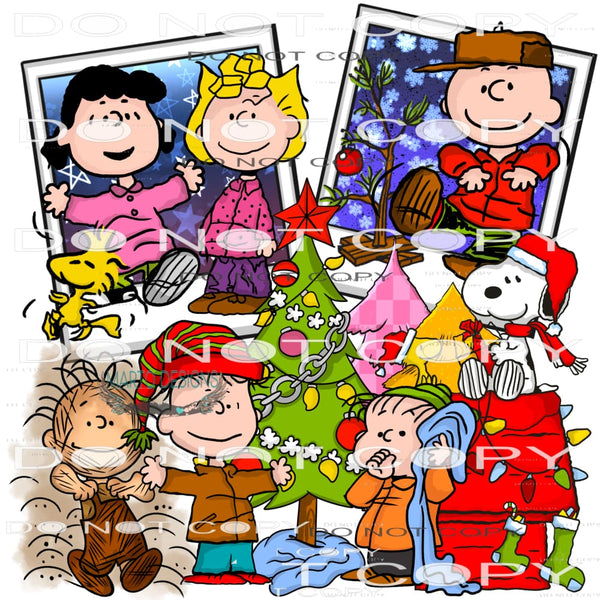 Charlee Brown Christmas #8037 Sublimation transfers - Heat