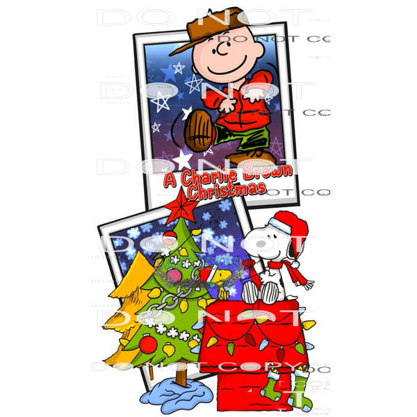 Charlee Brown Christmas #8040 Sublimation transfers - Heat