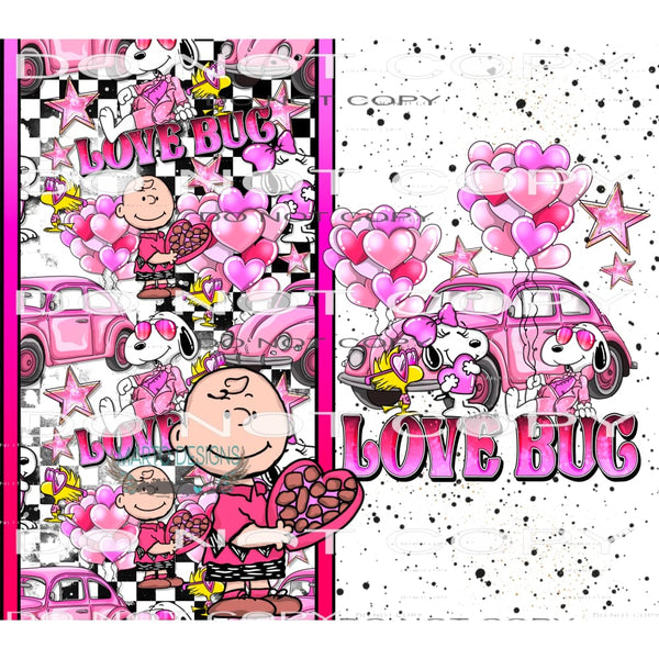 Charlie Brown Love Bug #8785 Sublimation transfers - Heat