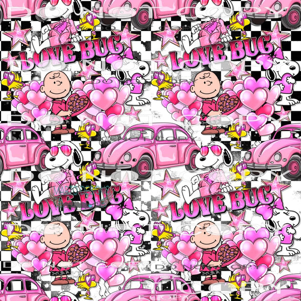 Charlie Brown Love Bug #8791 Sublimation transfers - Heat
