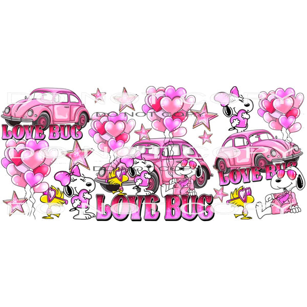 Charlie Brown Love Bug #8792 Sublimation transfers - Heat