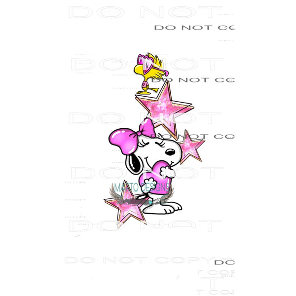 Charlie Brown Love Bug Sleeve #8798 Sublimation transfers -