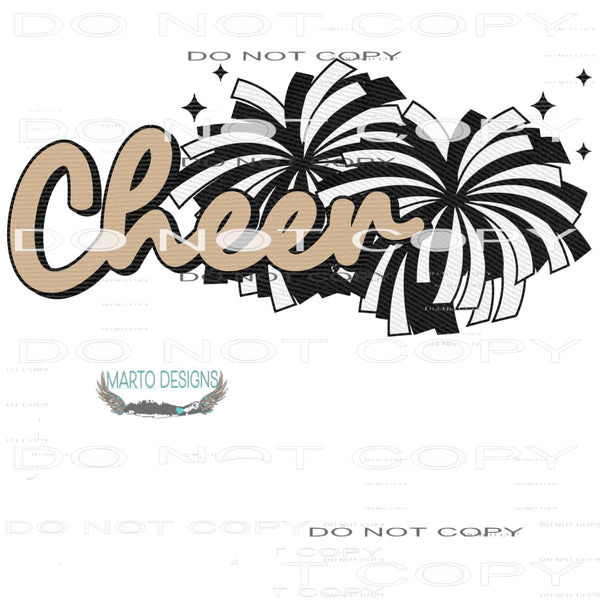 Cheer #6523 Sublimation transfers - Heat Transfer Graphic