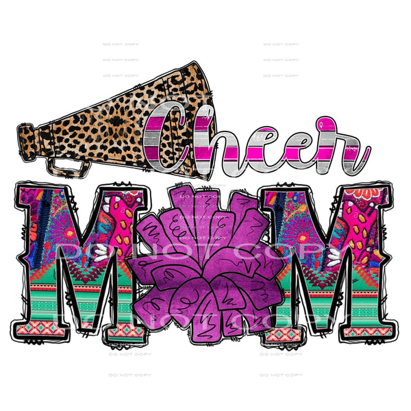 Cheer mom # 640 Sublimation transfers - Heat Transfer