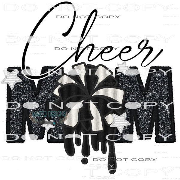 Cheer Mom #7305 Sublimation transfers - Heat Transfer