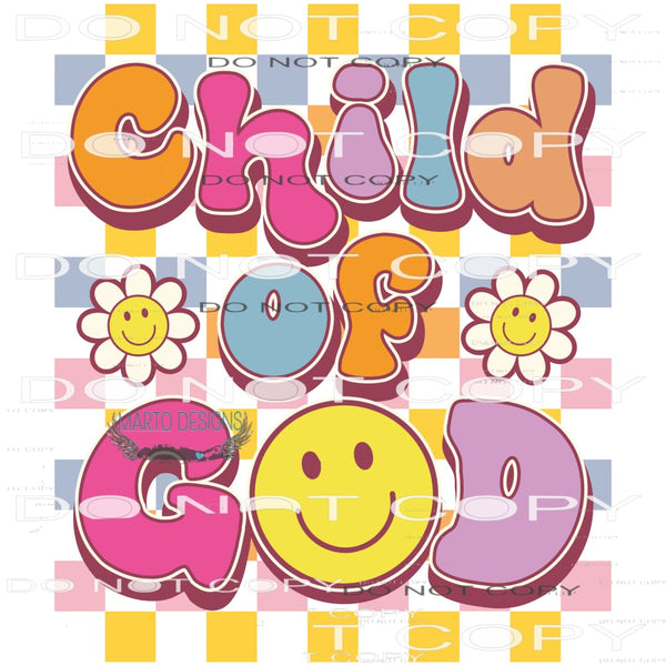 Child Of God #6432 Sublimation transfers - Heat Transfer