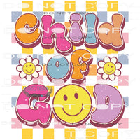 Child Of God #6865 Sublimation transfers - Heat Transfer