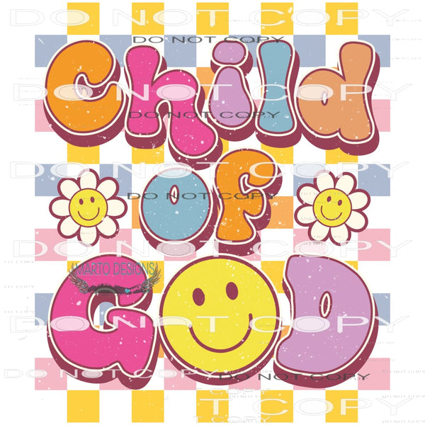Child Of God #6865 Sublimation transfers - Heat Transfer