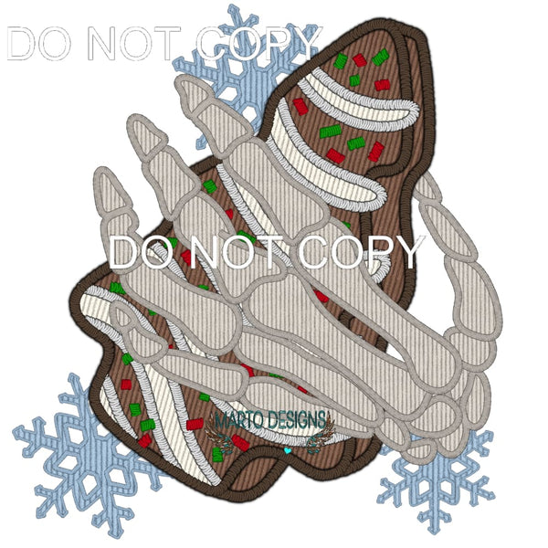 Cholate Christmas Cake #7557 Sublimation transfers - Heat