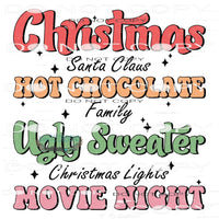 Christmas #8164 Sublimation transfers - Heat Transfer