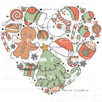Christmas #8166 Sublimation transfers - Heat Transfer