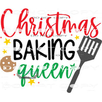Christmas Baking Queen #7951 Sublimation transfers - Heat