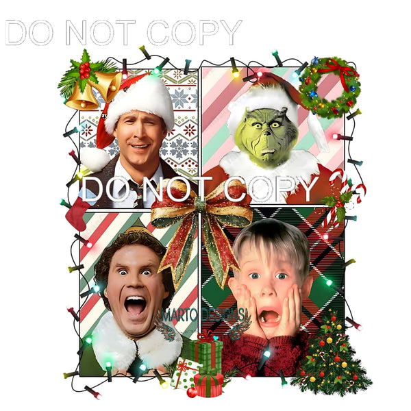 Christmas Club #168 Sublimation transfers - Heat Transfer