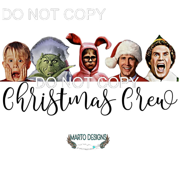 Christmas Club #169 Sublimation transfers - Heat Transfer