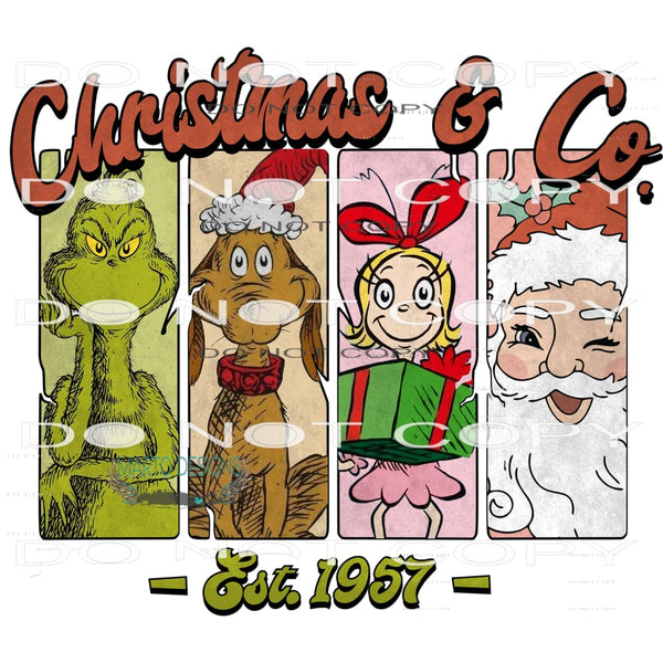 Christmas Co. Est. 1957 #7093 Sublimation transfers - Heat