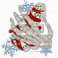 Christmas Cookie #7552 Sublimation transfers - Heat Transfer