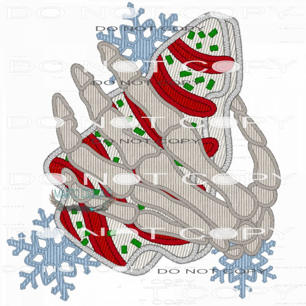 Christmas Cookie #7552 Sublimation transfers - Heat Transfer