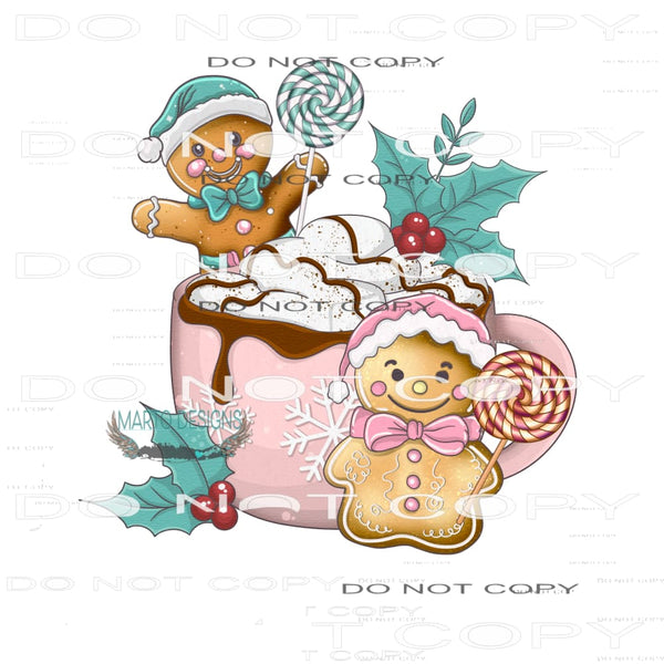 Christmas Cookies #7084 Sublimation transfers - Heat