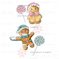 Christmas Cookies #7089 Sublimation transfers - Heat