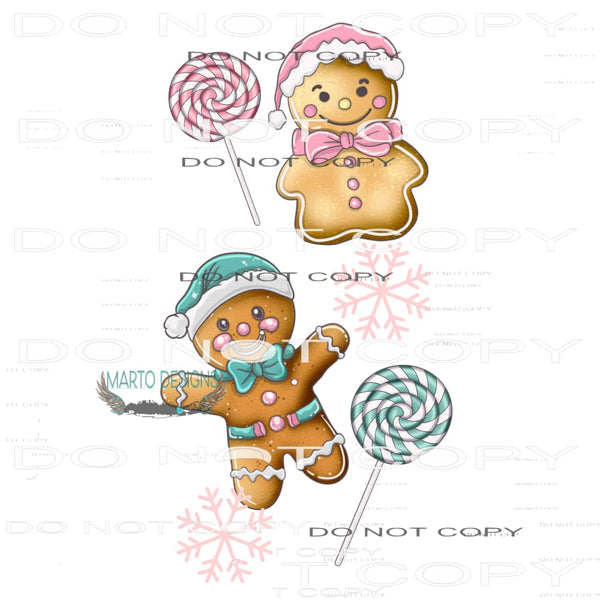Christmas Cookies #7089 Sublimation transfers - Heat