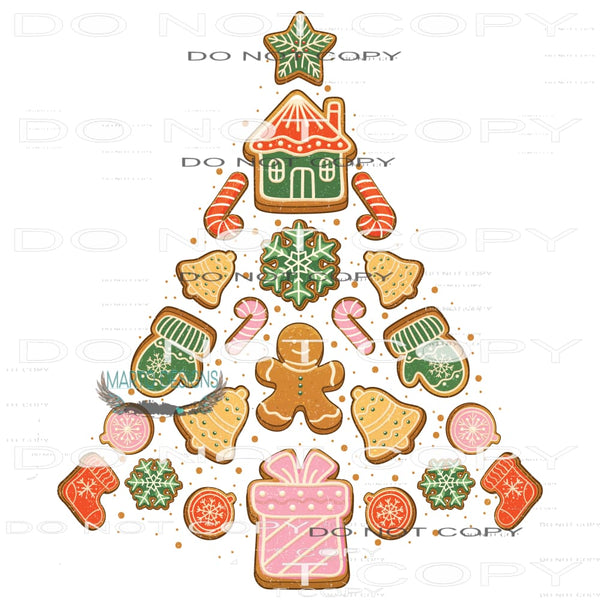 Christmas Cookies #8153 Sublimation transfers - Heat