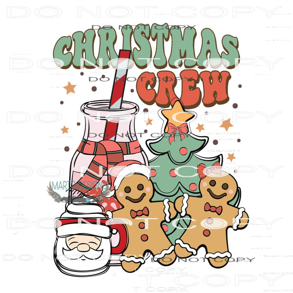Christmas Crew #7122 Sublimation transfers - Heat Transfer