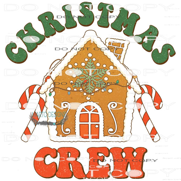 Christmas Crew #8140 Sublimation transfers - Heat Transfer