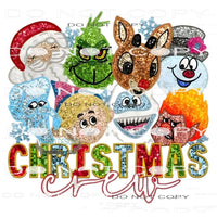 Christmas Crew #8614 Sublimation transfers - Heat Transfer