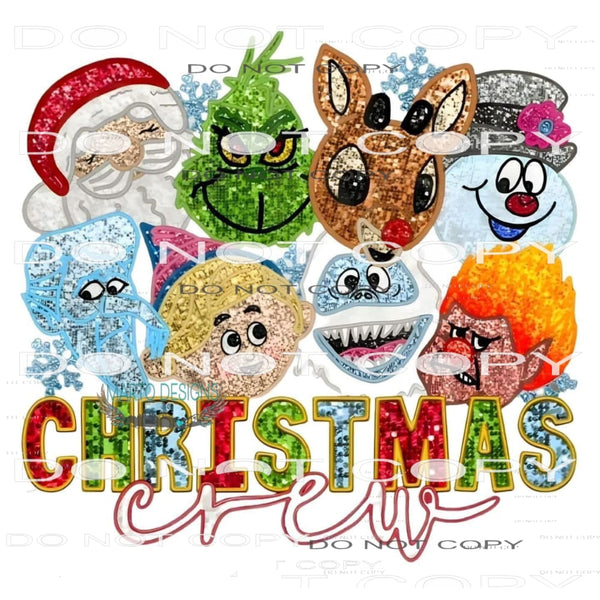 Christmas Crew #8614 Sublimation transfers - Heat Transfer