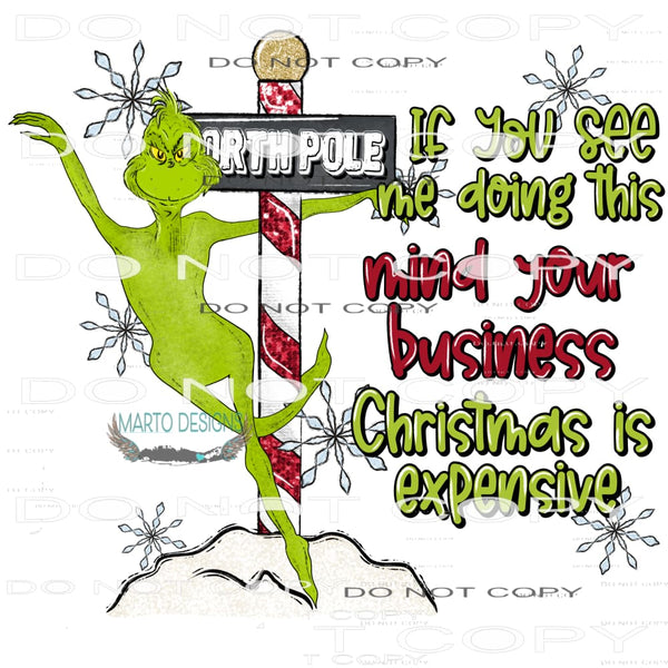 Christmas Is Expensive #8310 Sublimation transfers - Heat