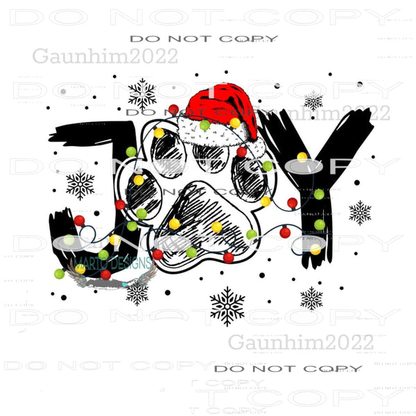 Christmas Joy #8145 Sublimation transfers - Heat Transfer