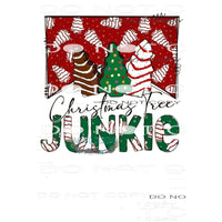 Christmas Junkie Little Debbie Sublimation transfers - Heat